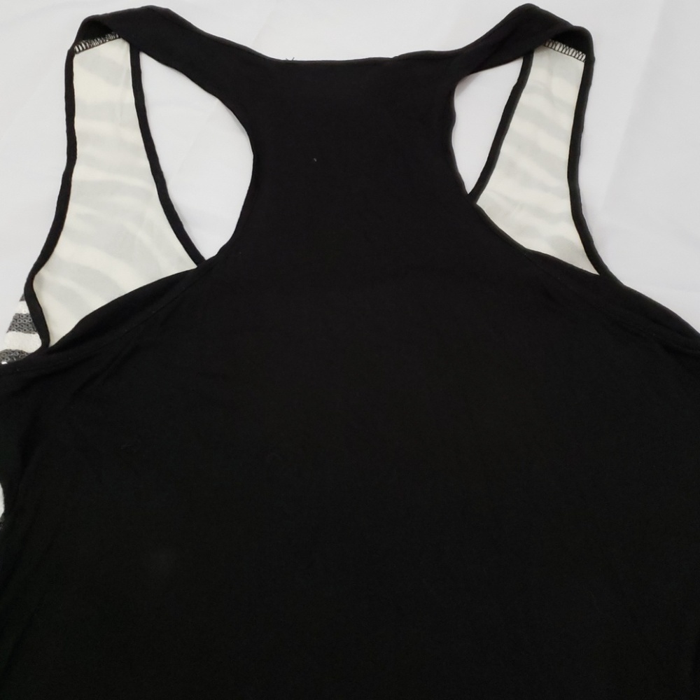 Sparkly Sequin Zebra Print Tank Top. - image 4